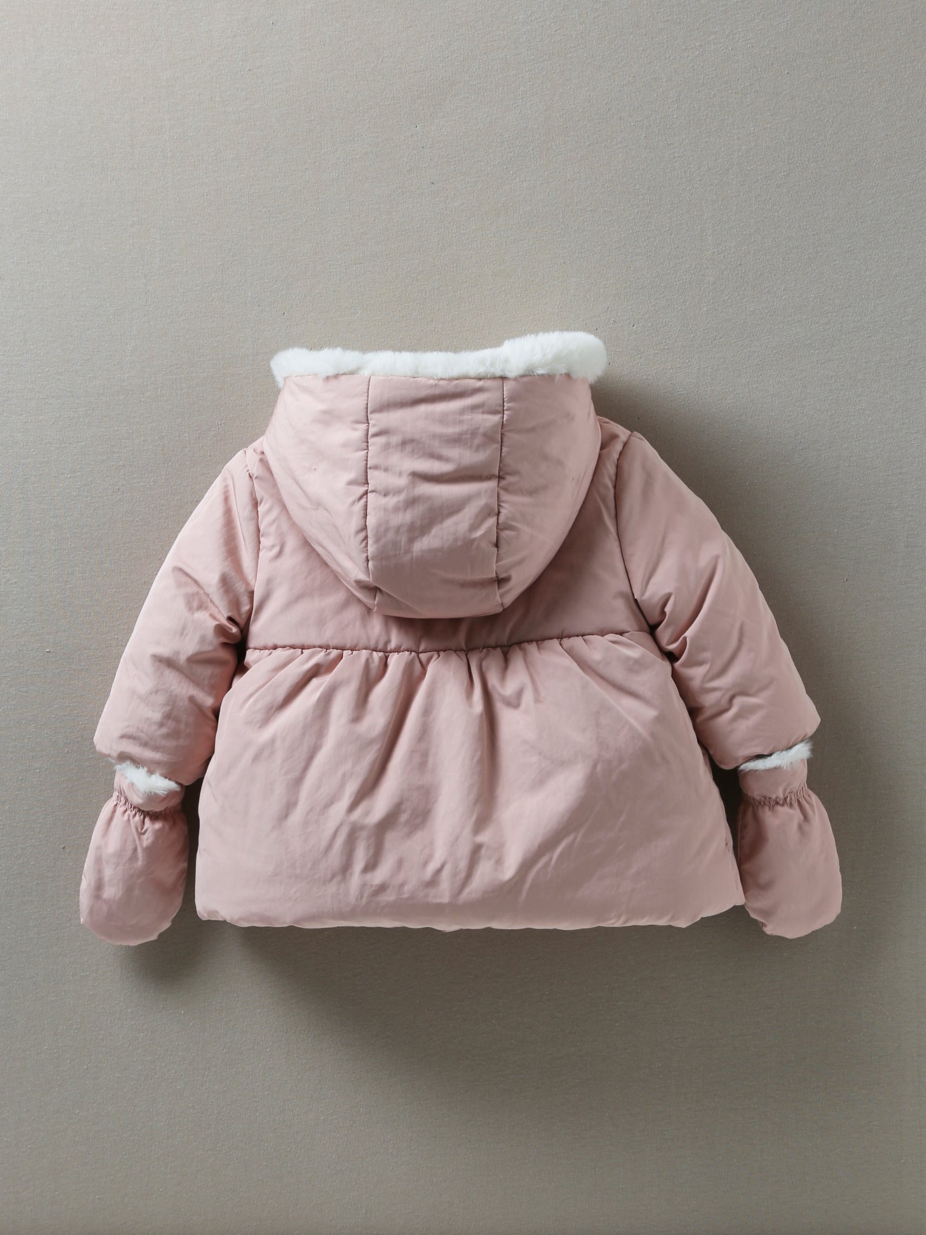 Doudoune bébé doublée fausse fourrure