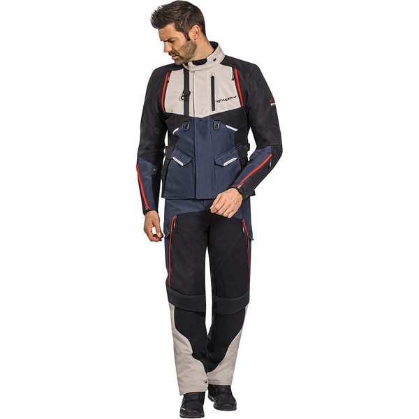 Ixon - Pantalon Eddas Navy / Gris / Noir