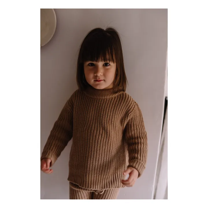 Studio Bohème Pull Coton Bio Bun | Beige