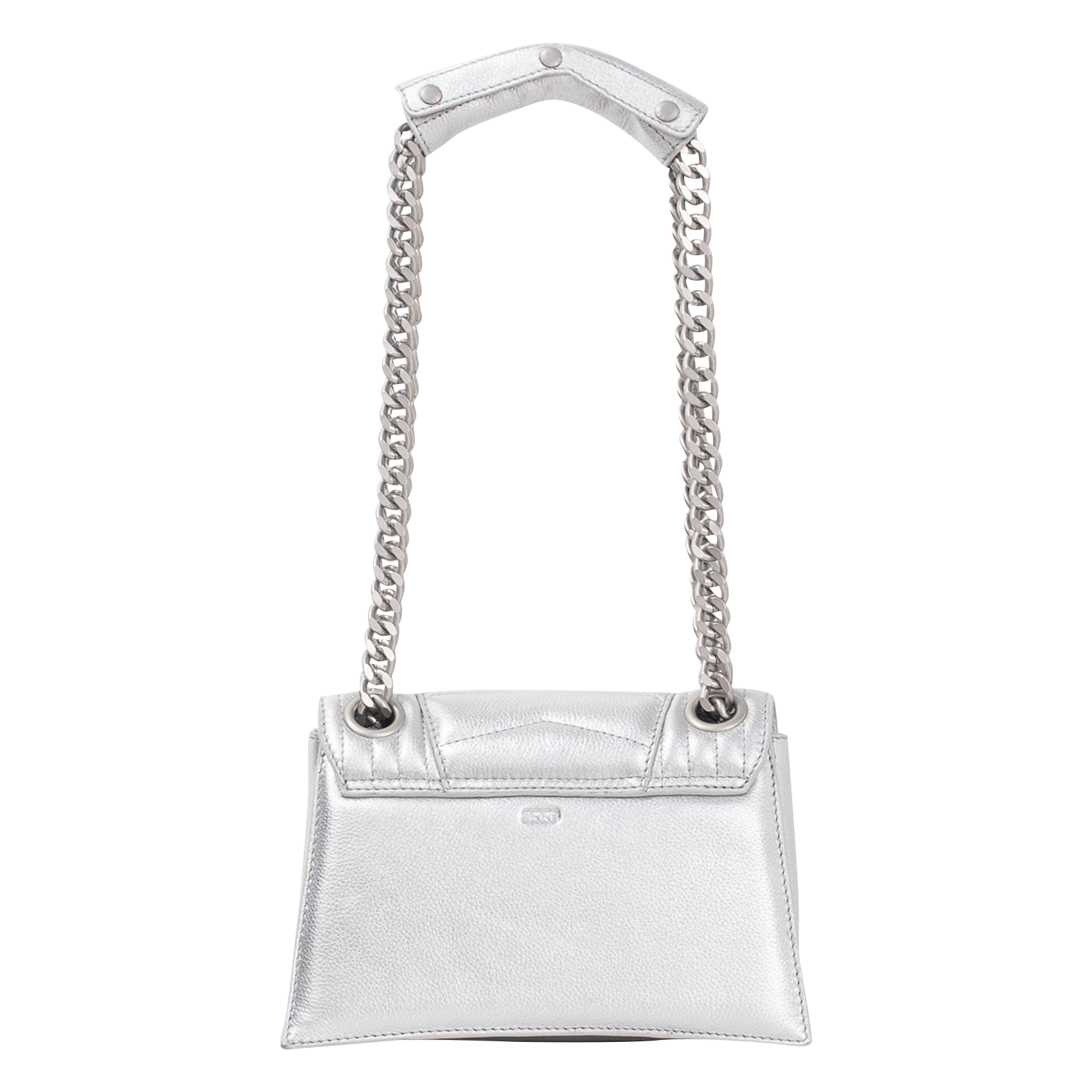 THE 1 - Sac bandoulière en cuir | Argent