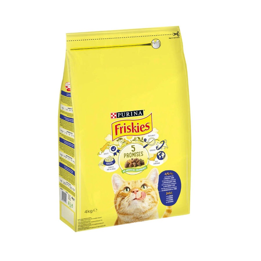 Ração para gatos Friskies Adult Cod com Bacalhau e Vegetais
