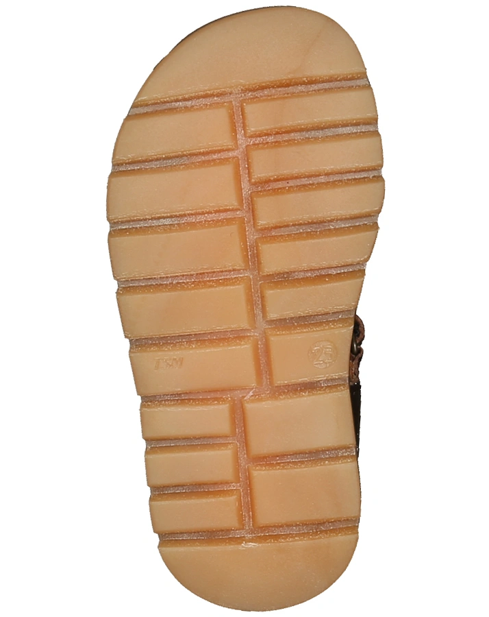 Leder-Sandalen BEKA mit Zehenschutz in dunkelbraun