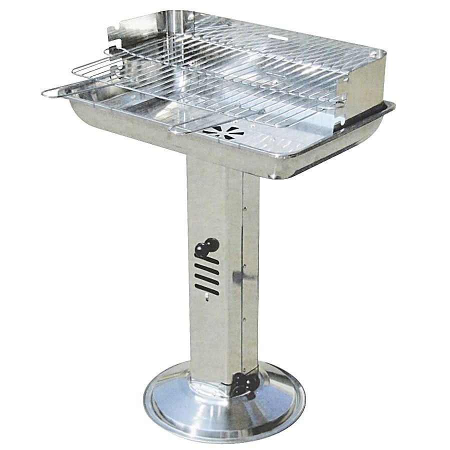 Landmann Edelstahl-Säulengrill Texas 52,5x75x32,5cm