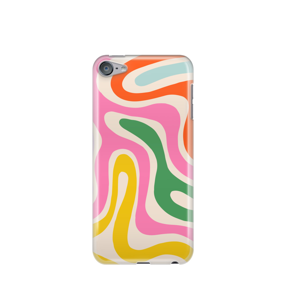 iPod Touch 7G Gummi Hülle Sommerwelle - Gelb