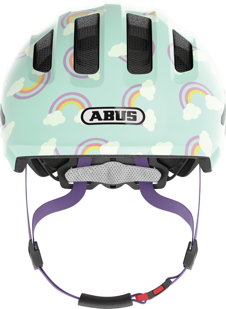 ABUS Smiley 3.0 cykelhjelm LED  Blue Rainbow