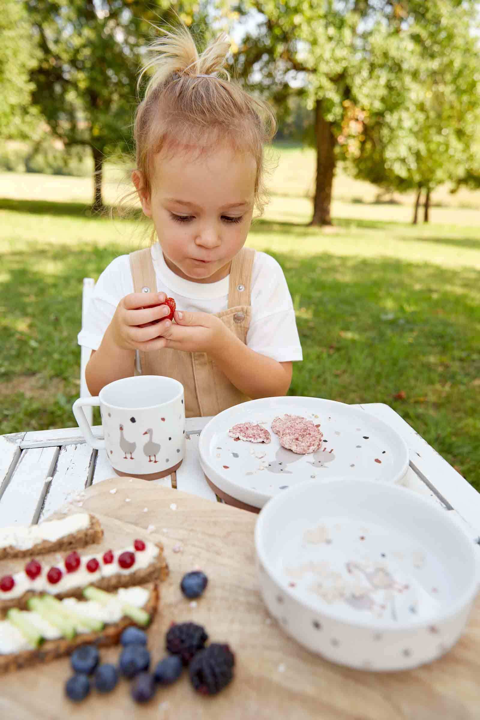 Lässig Kinder Porzellan-Geschirr-Set 3er Set