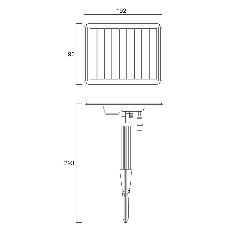 Sylvania Solar grondspot 2x 56lm 4000K