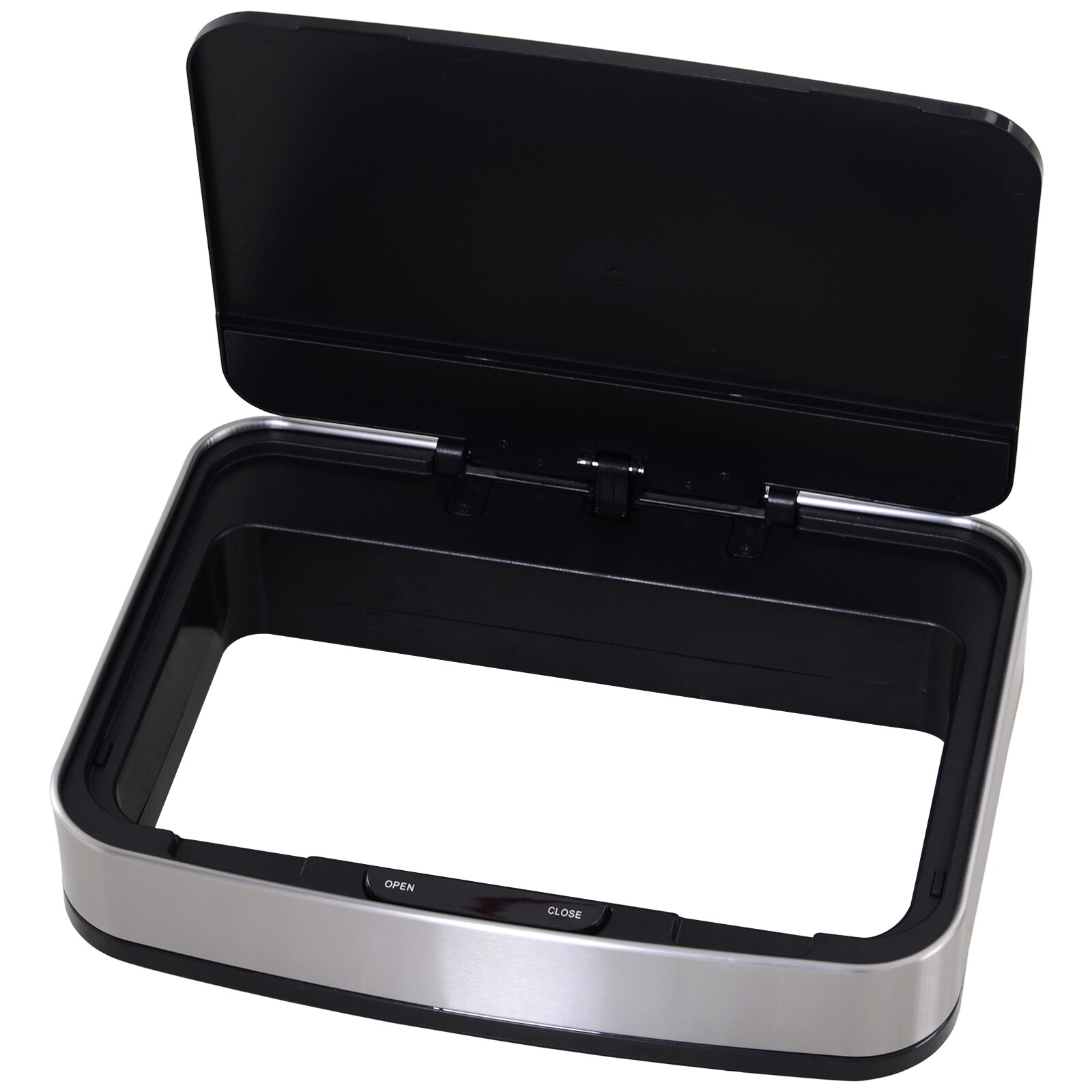HOMCOM Abfalleimer mit Sensor silber 42 x 30 x 81 cm (LxBxH)