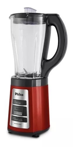 Liquidificador Smart Copo Vidro 600w Plq2000 Philco 110v