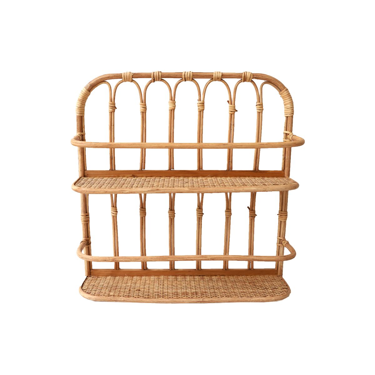 Petite étagère murale en rotin Atelier jasmin