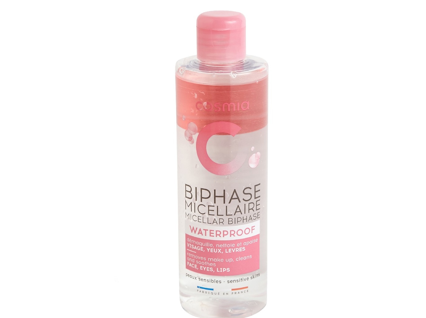 ÁGUA COSMIA MICELAR BIFÁSICA PELES SENSÍVEIS 250ML