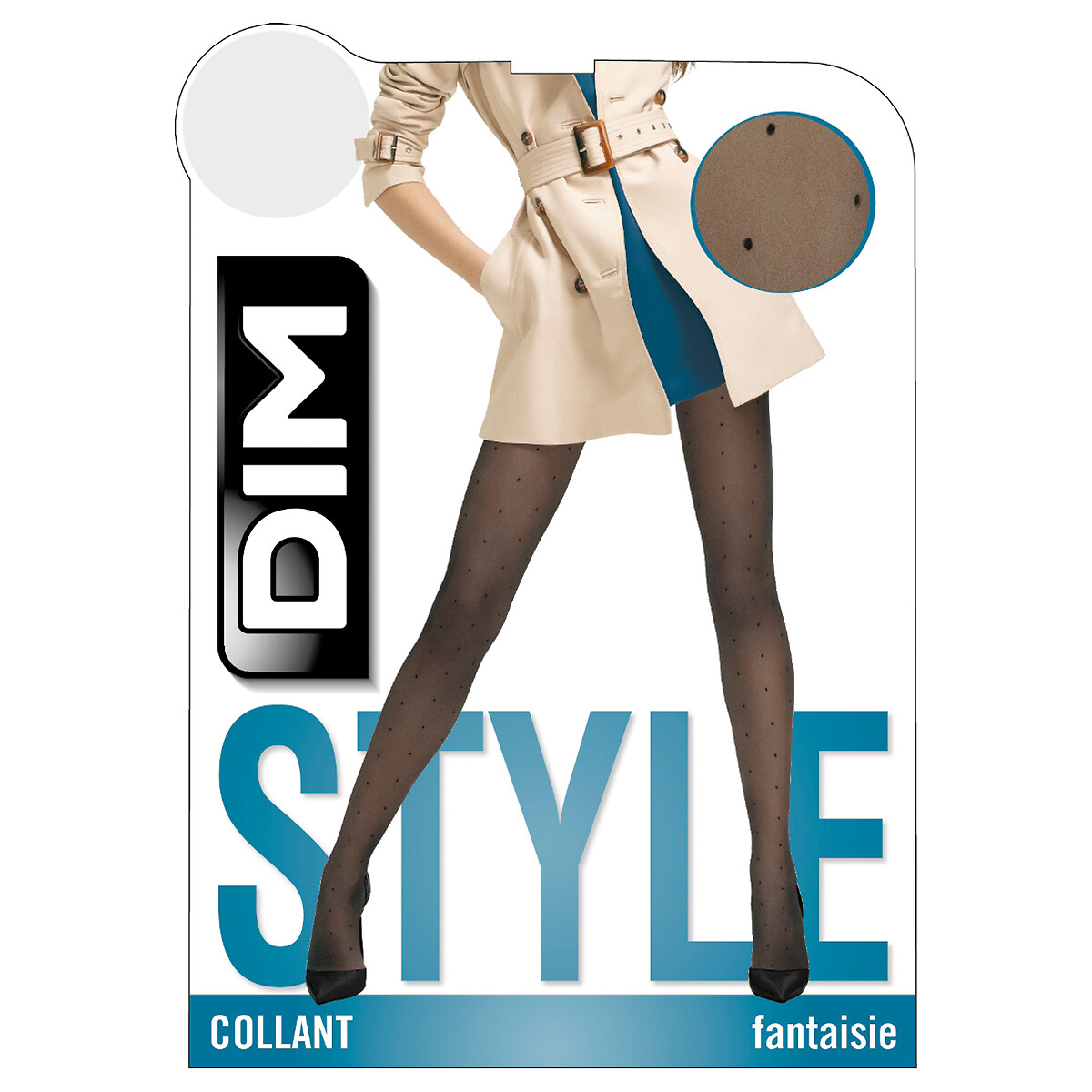DIM<br>Meia-calça com efeito de bolinhas, Madame tão Chic