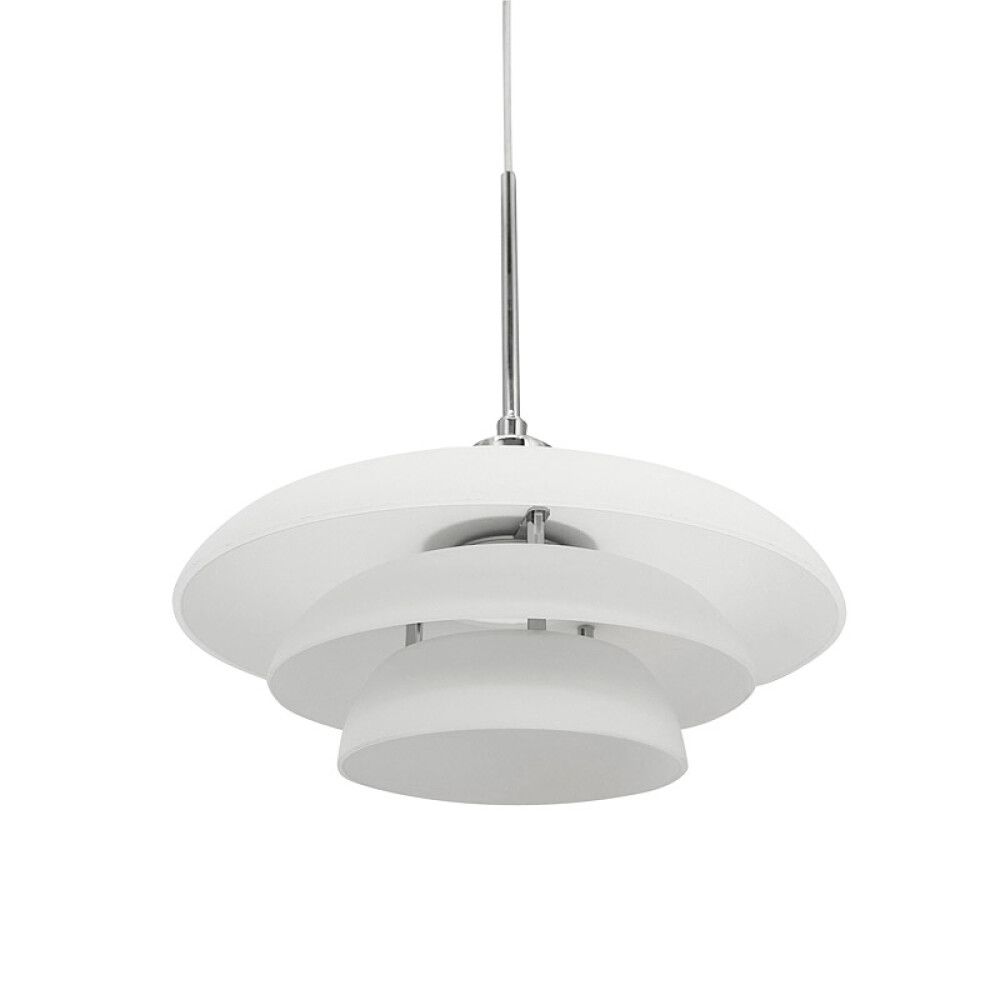 TAKLAMPE DYBERG LARSEN AVA 31CM OPAL/KROM