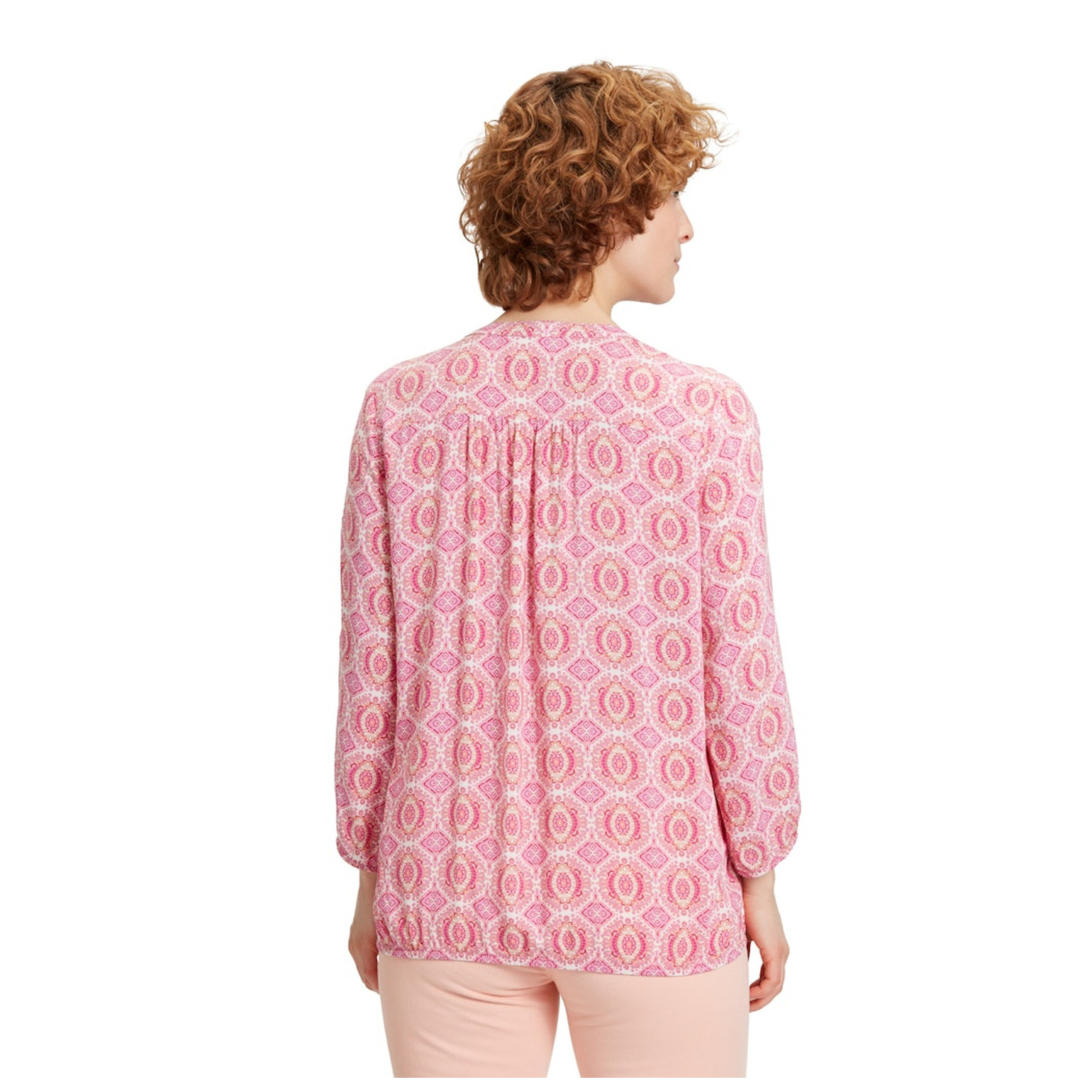 Cartoon Bluse Kurz 3/4 Arm