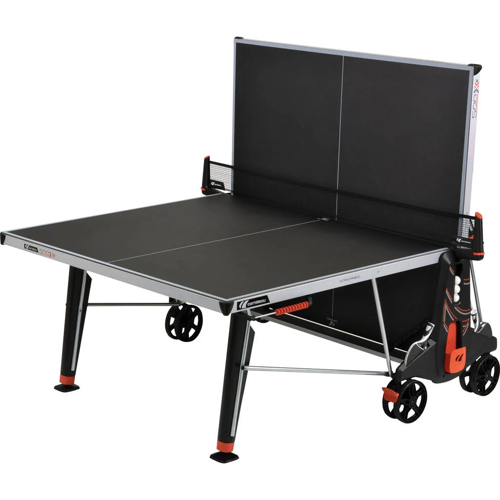 500X Outdoor tafeltennistafel (zwart)