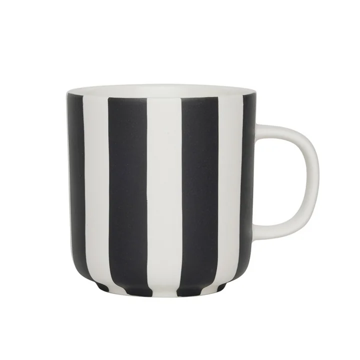 OYOY - Toppu Tasse, weiss / schwarz