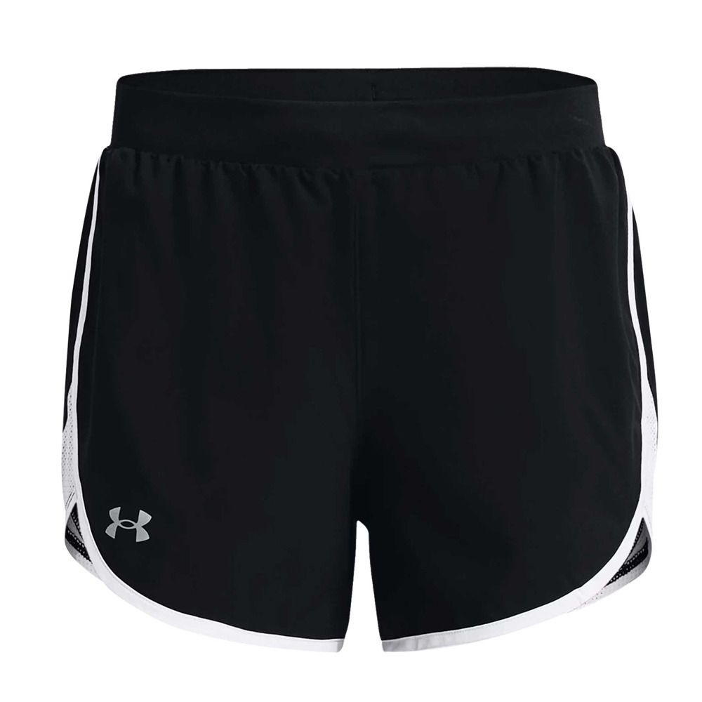 Under Armour UA FLY BY ELITE 5'' - Short Femme black/white/reflective