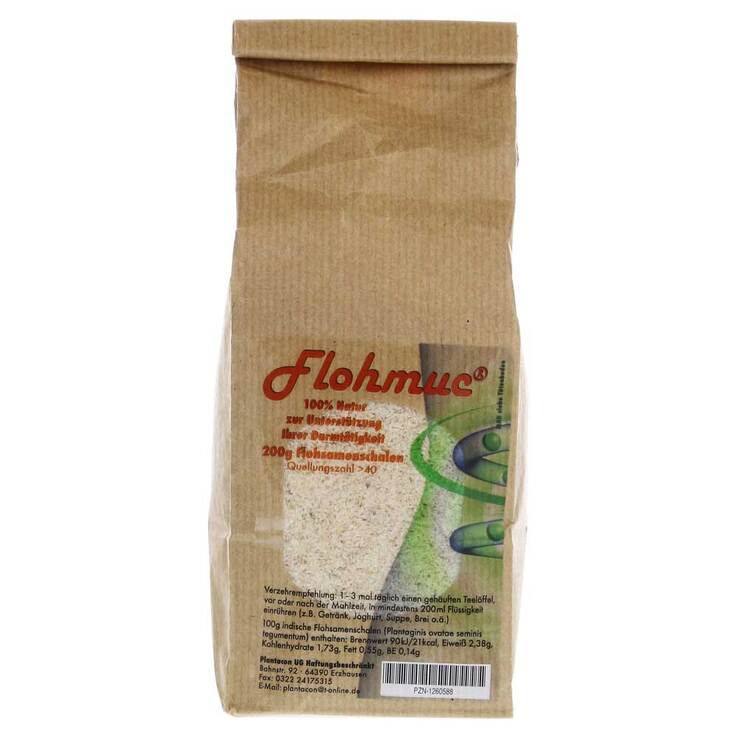 Flohmuc Flohsamenschalen Pulver, 200 g