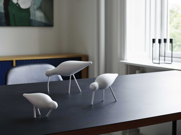 Normann Copenhagen Shorebird vogel decoratie medium zwart
