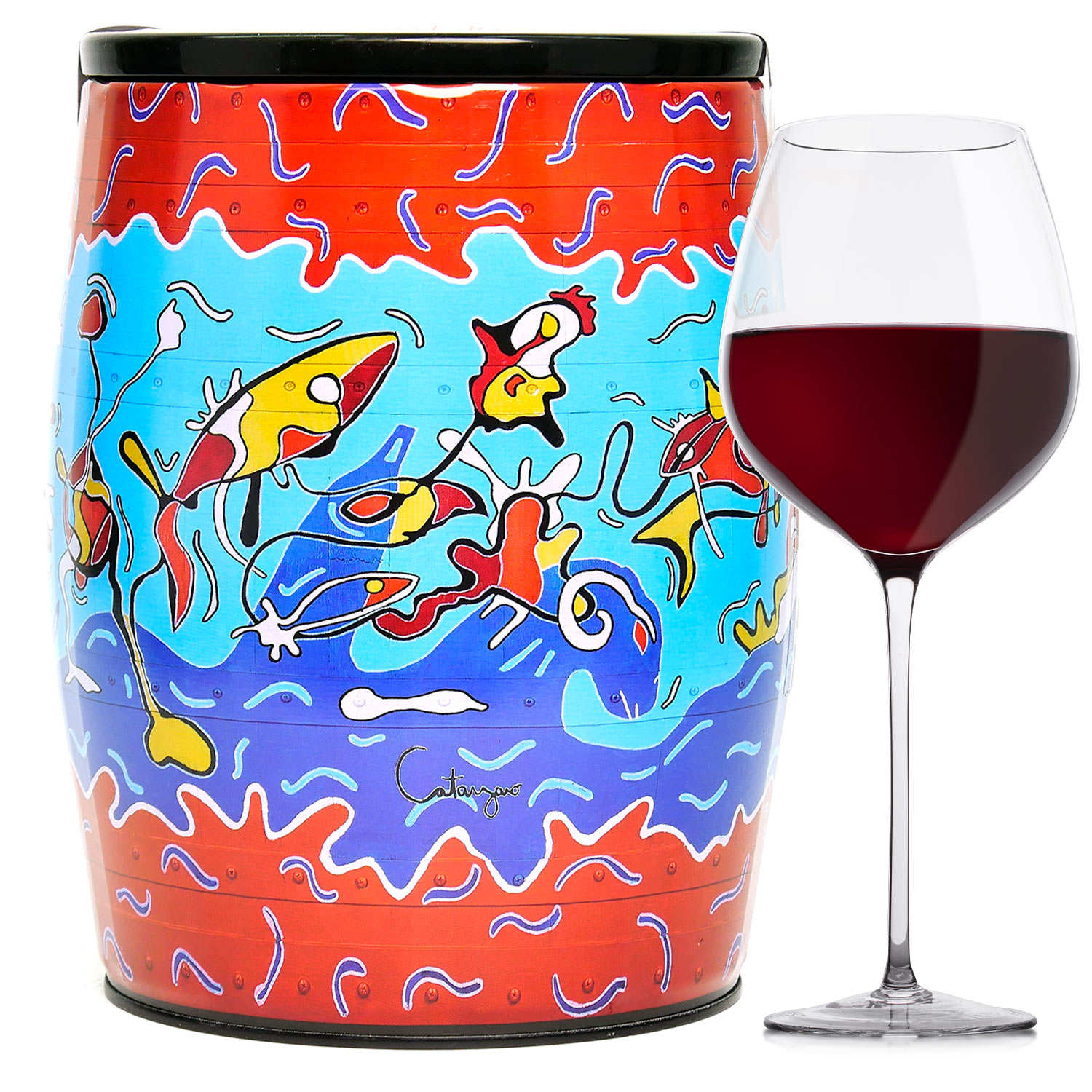 Bib'Art Lionel Catanzano vin rouge Le Benjamin de Puech Haut