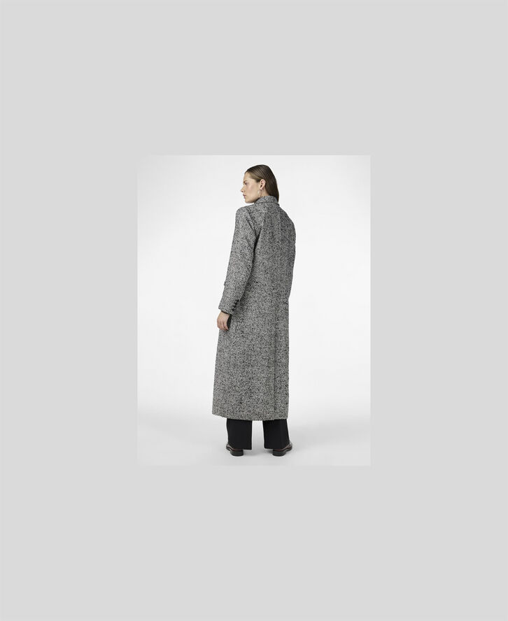 YAS YASPETRO LONG COAT S. Sort