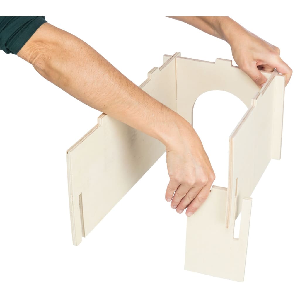 Maison emboitable holm 26 x 42 x h 18 cm pour cochons d'inde, lapins nains