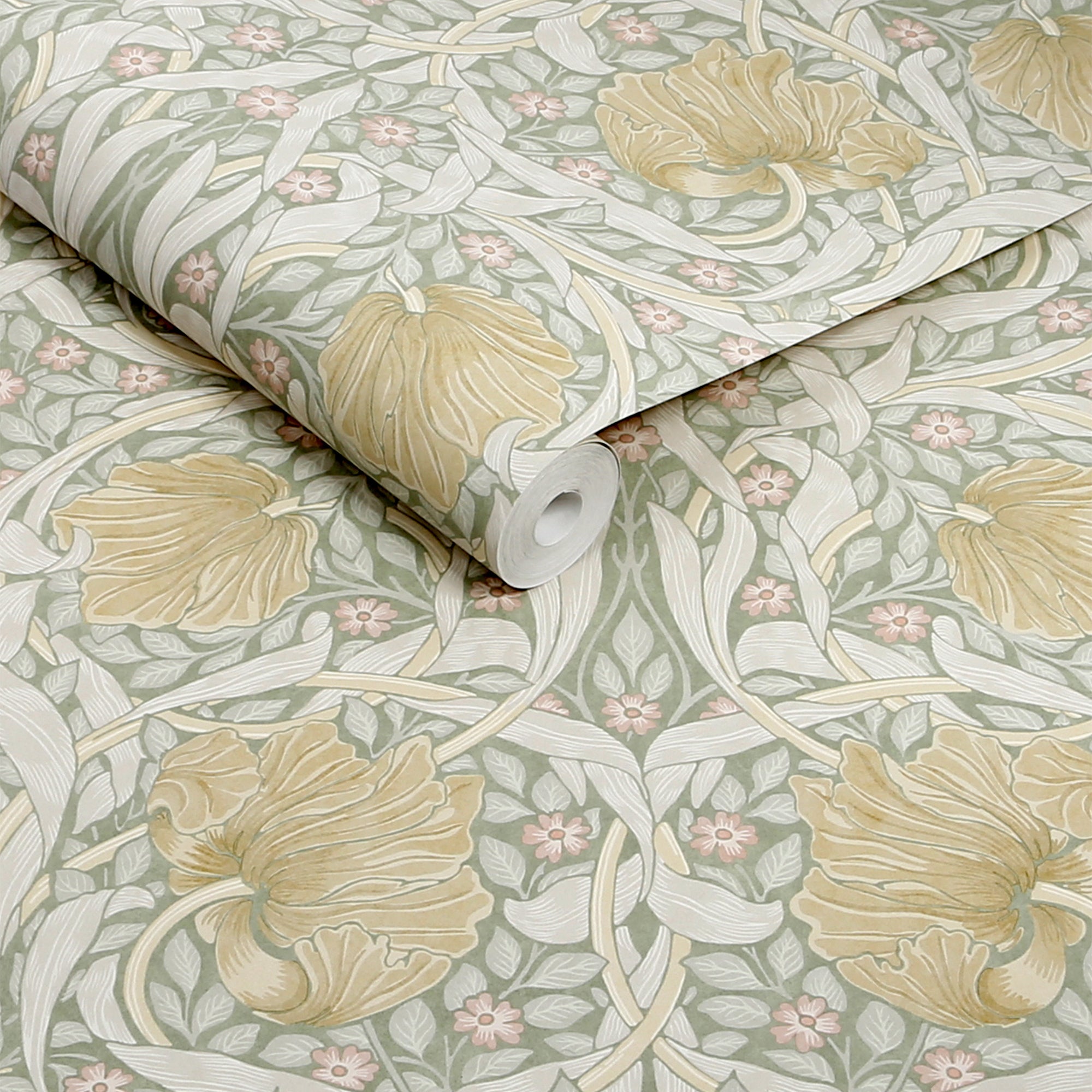William Morris at Home Vliesbehang - Pimpernel Spring Breeze - 1000x52