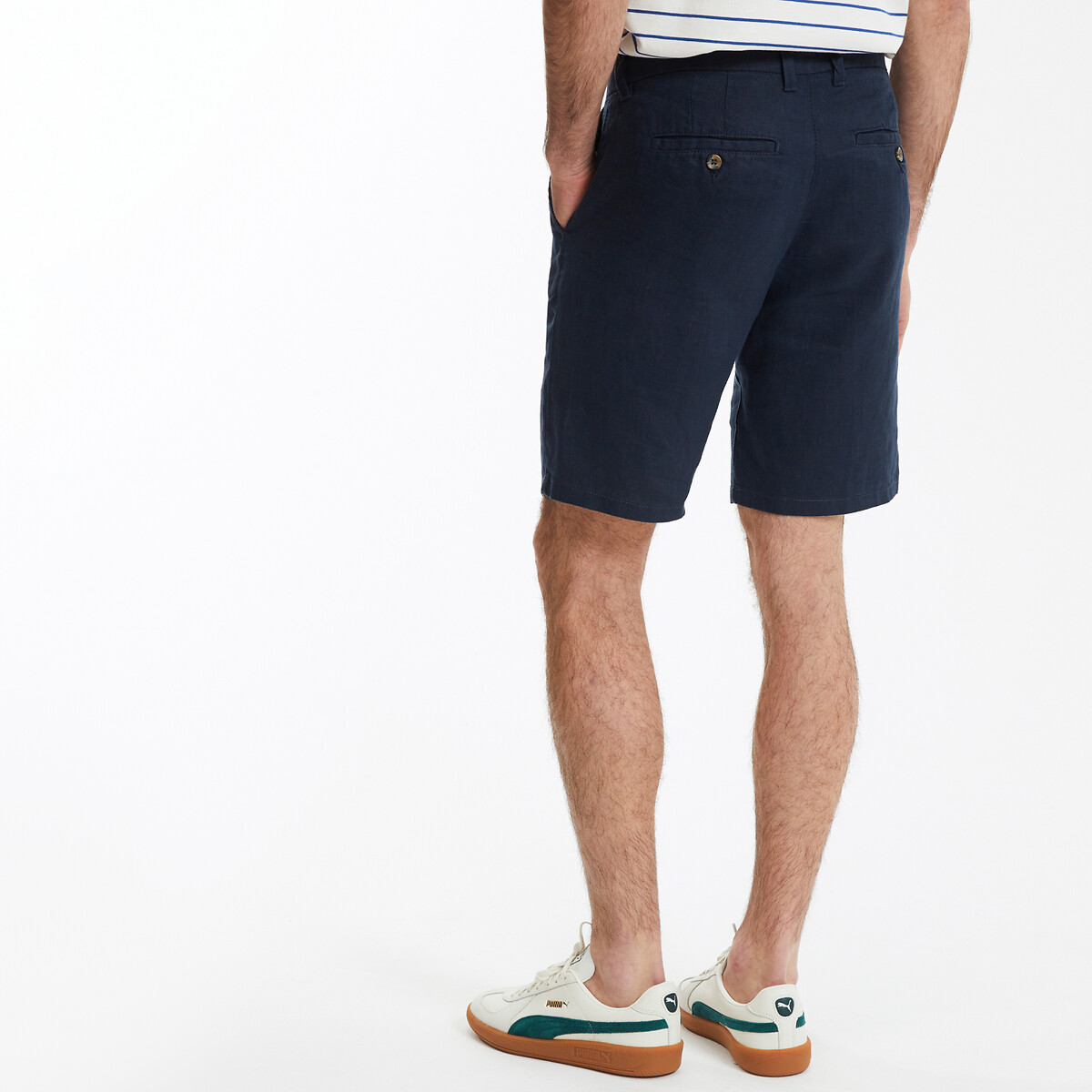 COLEÇÕES LA REDOUTE<br>Bermudas de linho