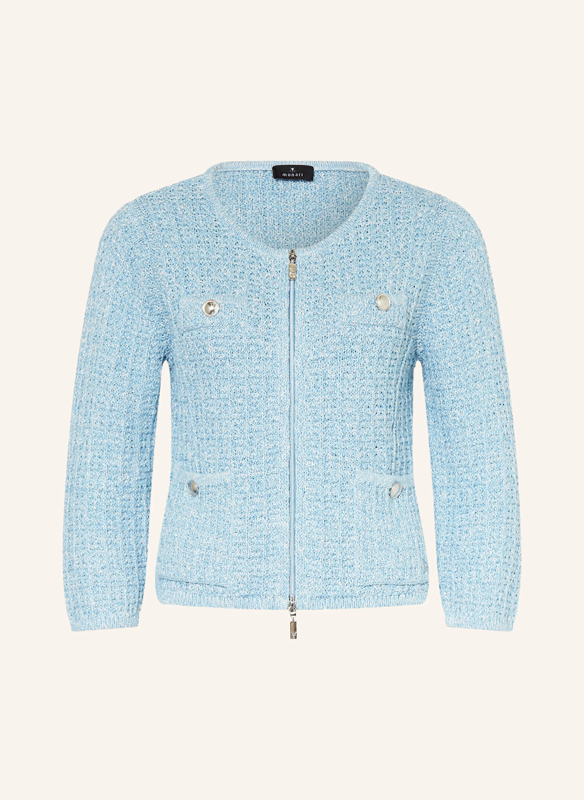 monari Strickjacke mit Glitzergarn