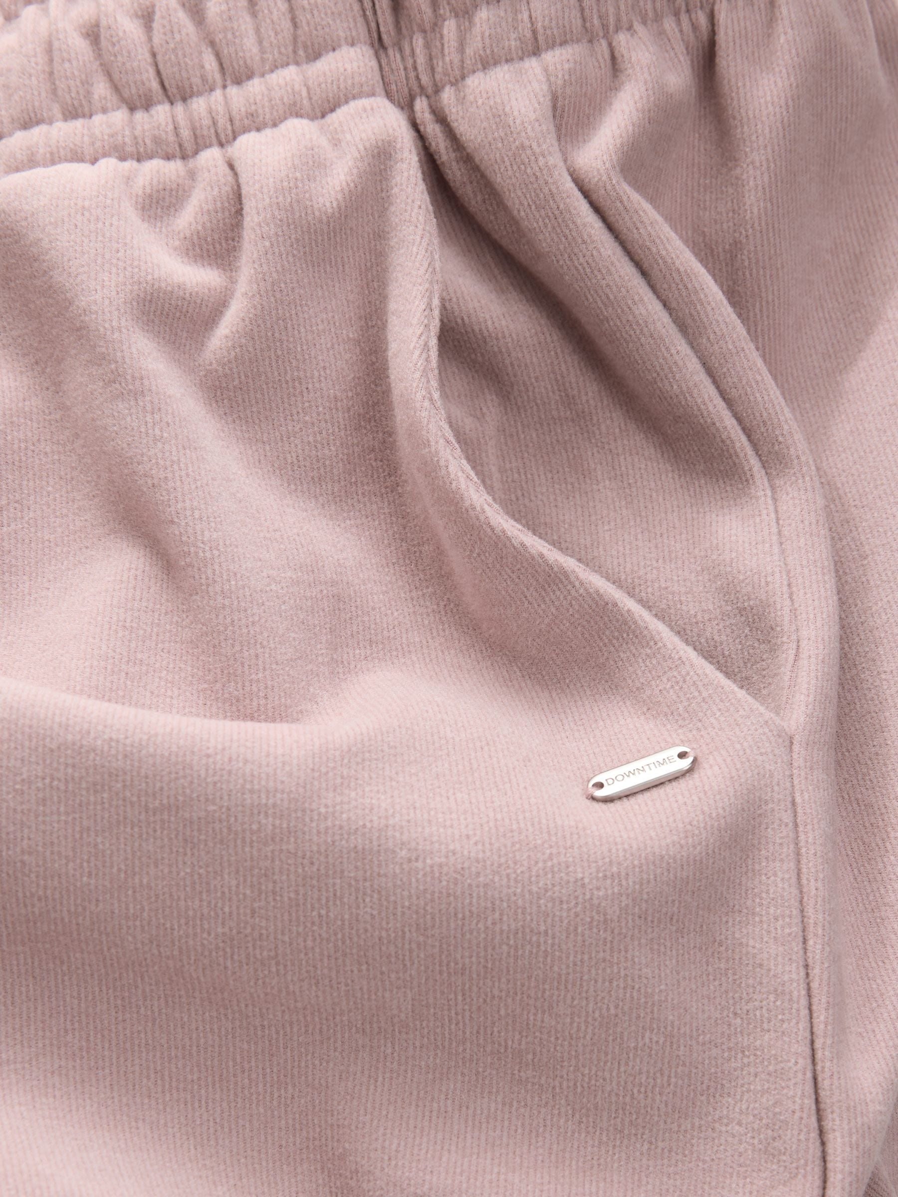 Roze - Supersoft Rib Wide Leg Joggers
