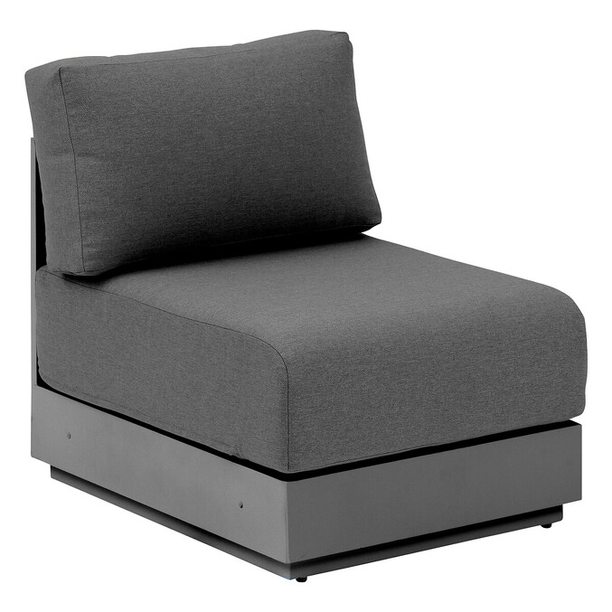 Salon d'angle de jardin ALLURE Graphite