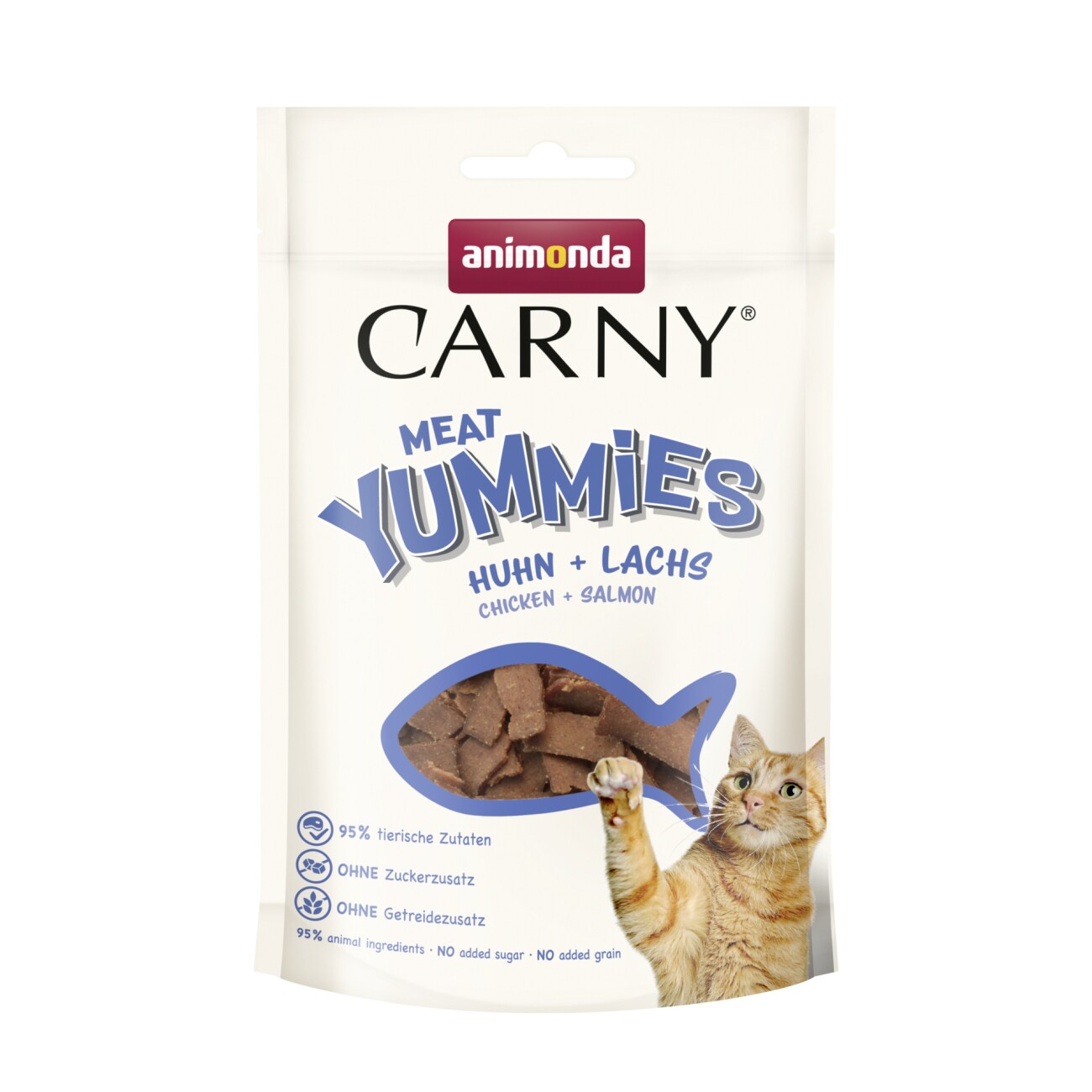 animonda Carny Meat Yummies Huhn mit Lachs 10x50 g