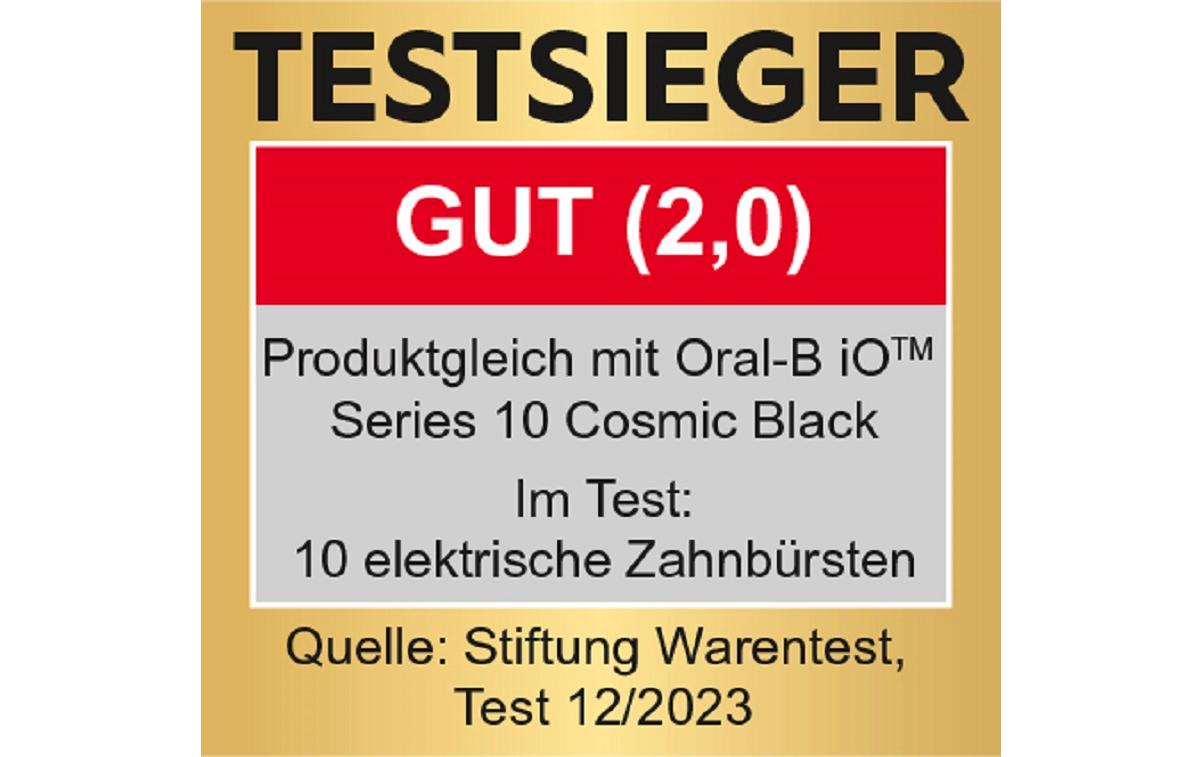 Mikrovibrationszahnbürste iO Series 10 Schwarz<br>Elektrische Zahnbürste