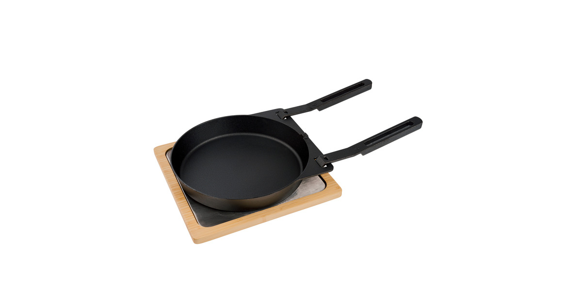 Solo StovePi-Set met Gietijzeren Kookgerei grillplaat  (30 cm)
