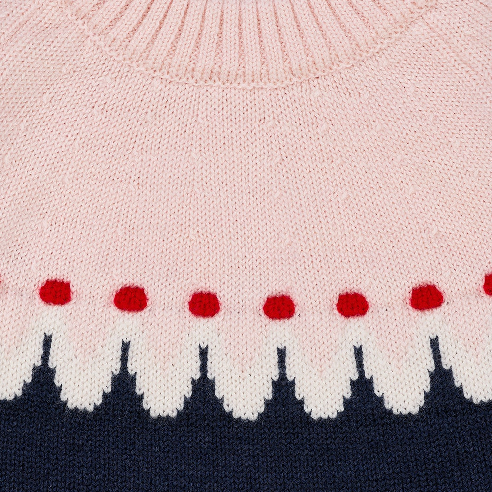 Køb COPENHAGEN COLORS Navy Combi Cupcake Classic Jumper