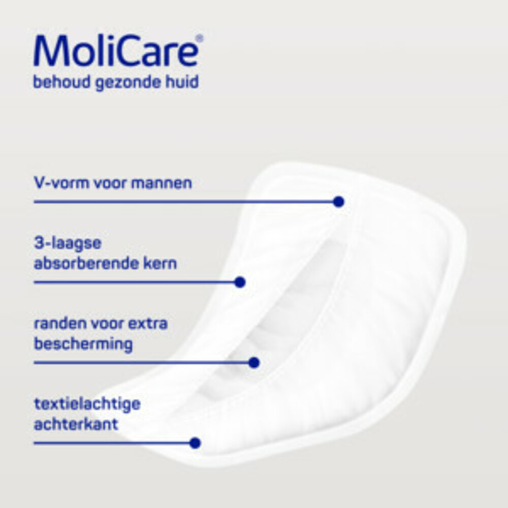 Molicare Premium Men Pad 4 Druppels 546 ml Absorptie14 stuks