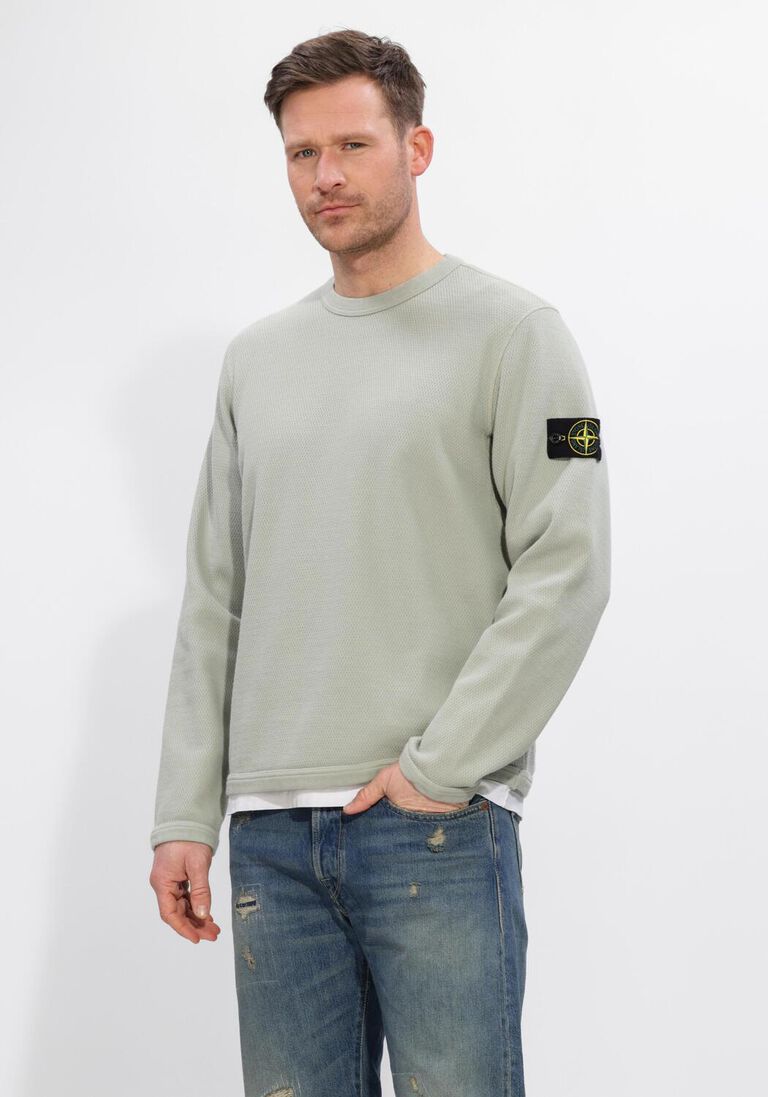 groene stone island sweater sweatshirt s0297