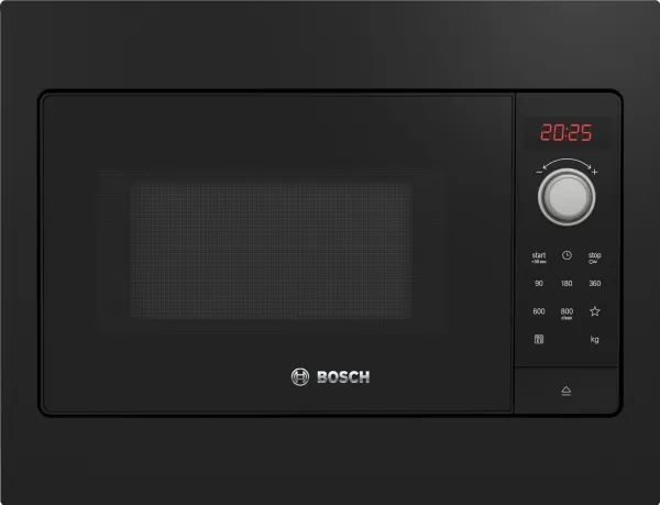 Bosch Serie | 2 BFL523MB3 - Mikrobølgeovn - til indbygning - 20 liter - 800 W - sort