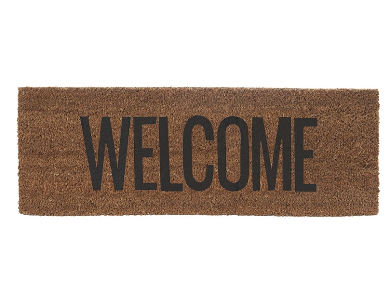 Doormat Welcome PT2604BK Black