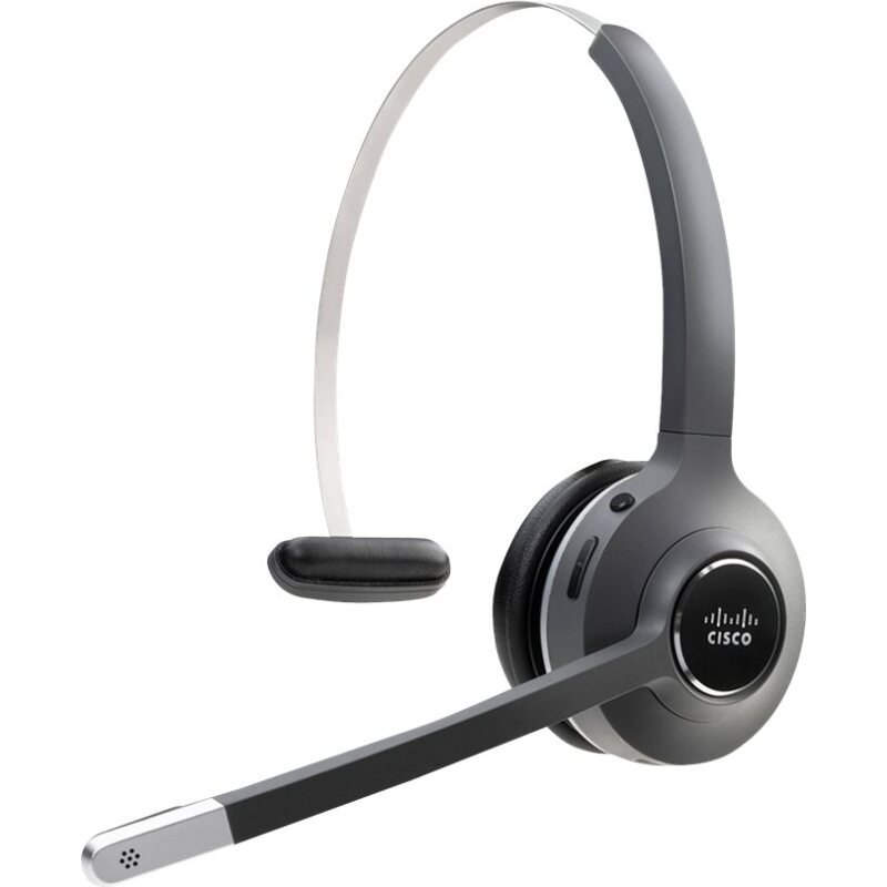 Cisco 561 Casque Sans fil Arceau Bureau/Centre d'appels USB Type-A Bluetooth Noir, Gris