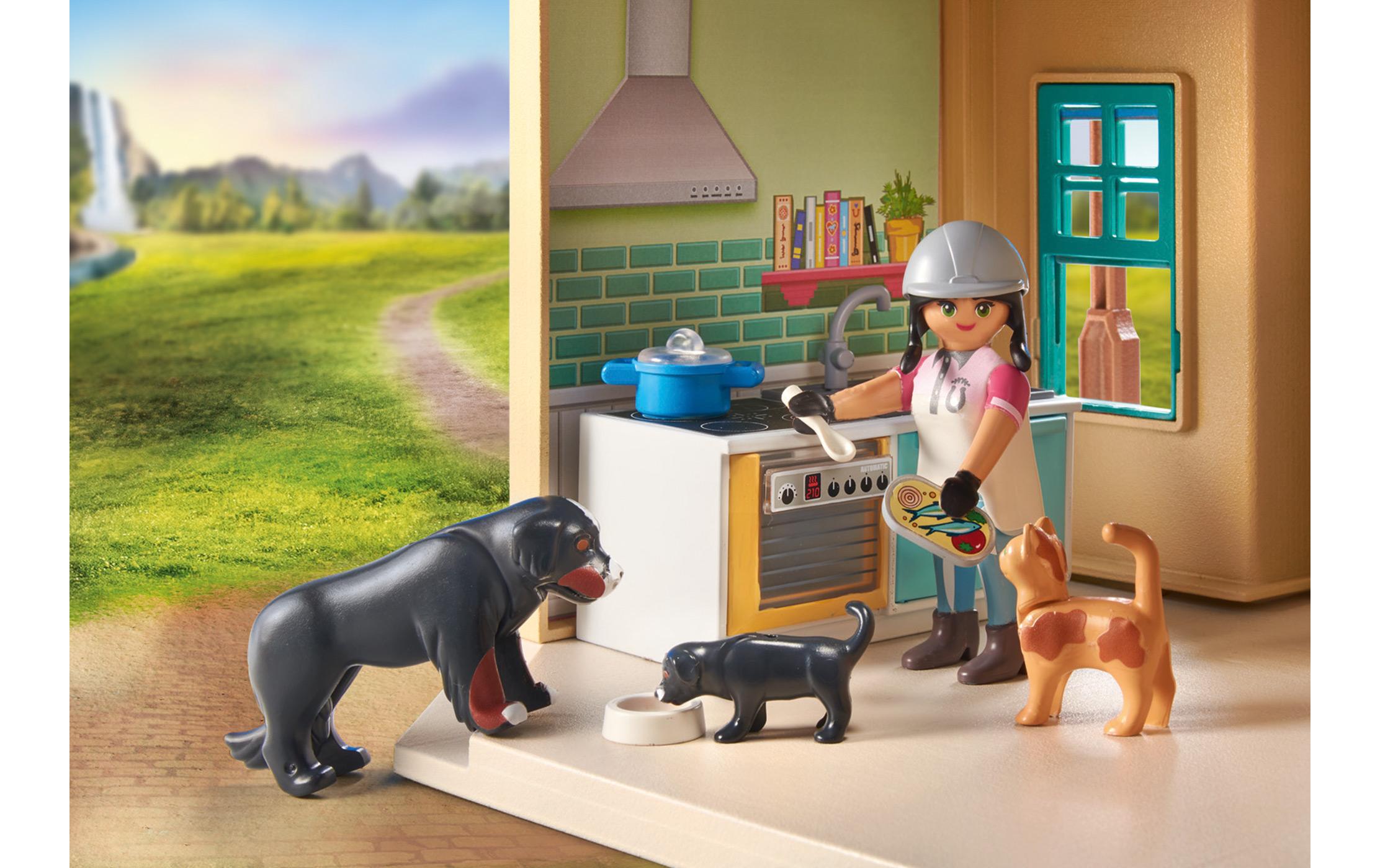 Horses of Waterfall Ranch 71351<br>Liebevoll gestaltetes Pferde-Spielset