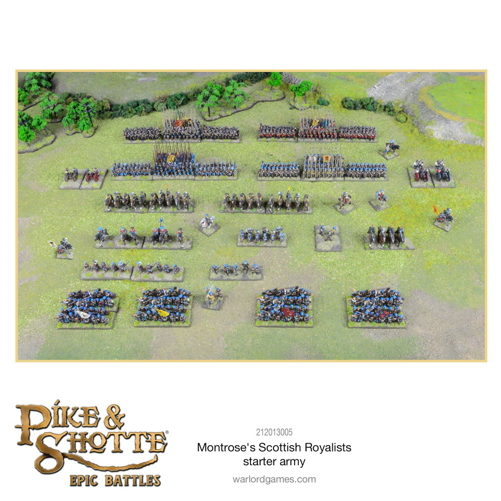 Pike & Shotte Epic Battles - Montrose's Scottish Royalists Starter Army