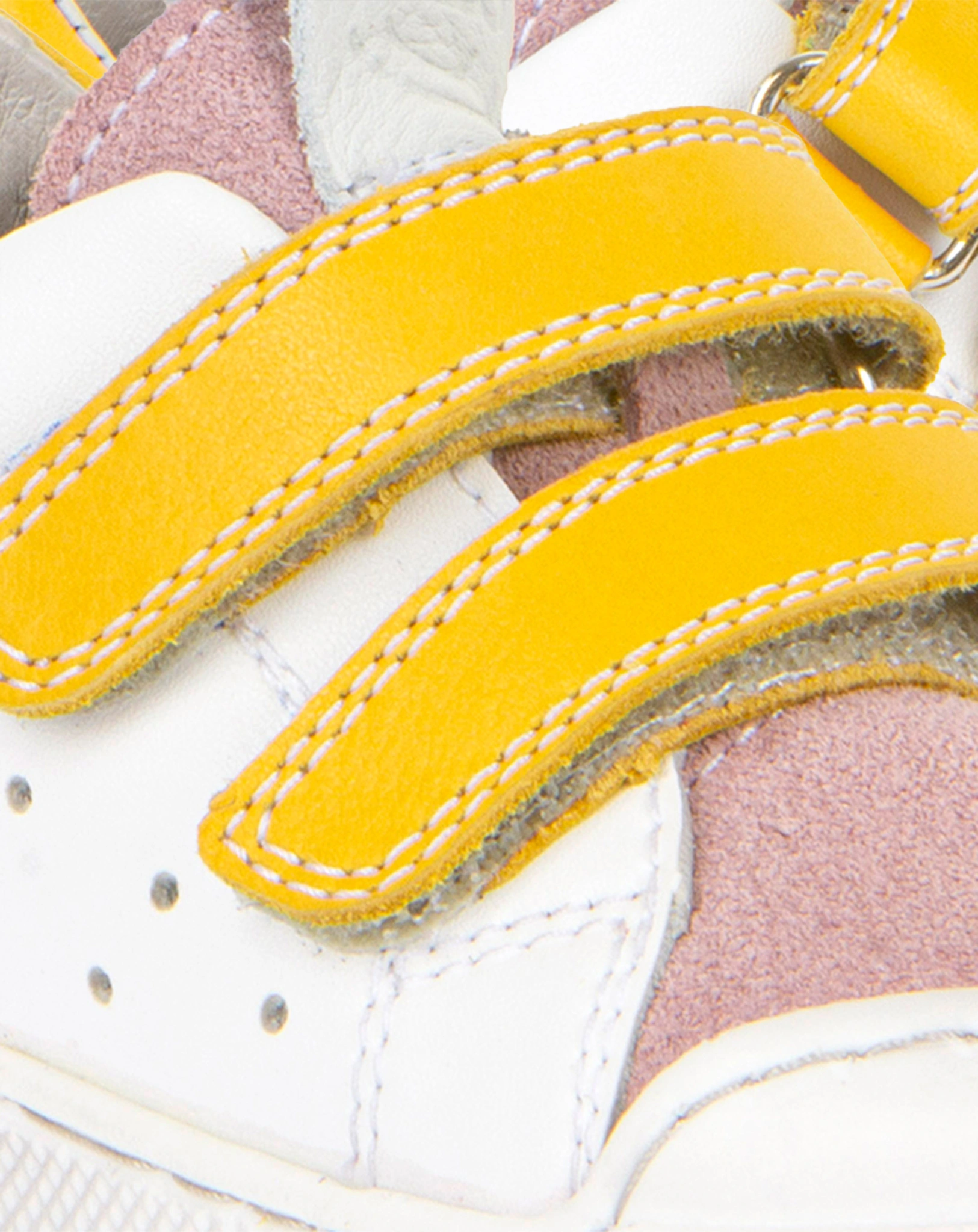 Klett-Halbschuhe ROSARIO RECYCLED in white/yellow