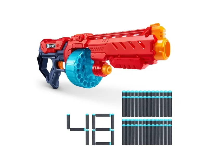 X-Shot Excel Turbo Fire Foam Dart Blaster with Slam Fire