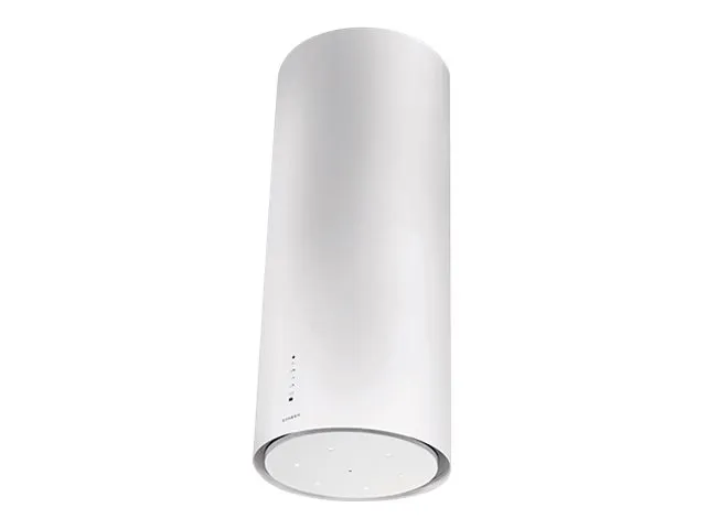 Faber Cylindra I.EVO PLUS WH GLOSS A37 FB - Hætte - frithængende - bredde: 37 cm - dybde: 37 cm - med intern/ekstern motor - perlehvid