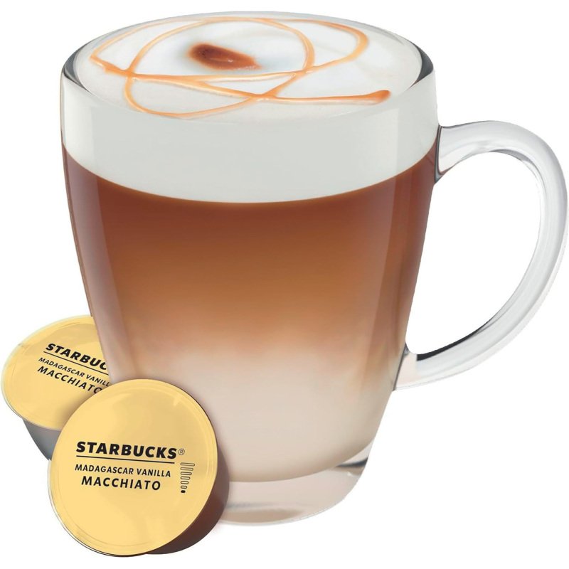 Capsules de café Starbucks Dolce Gusto Macchiato vanille - Boîte de 24