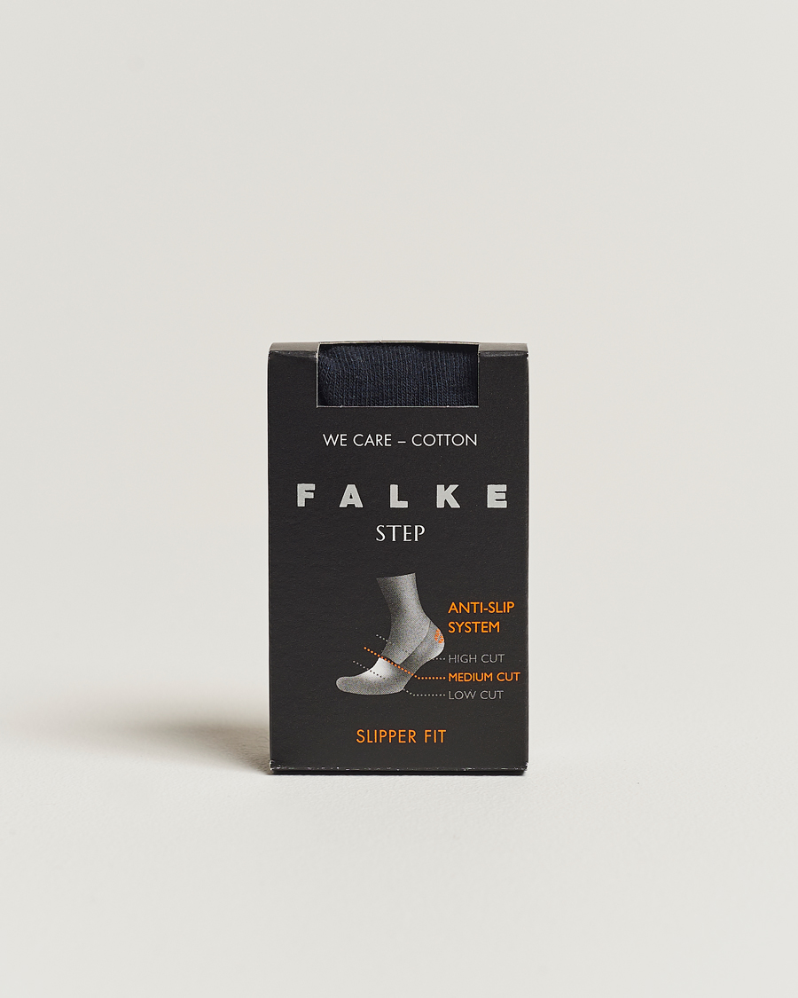 Falke Step In Box Loafer Sock Navy
