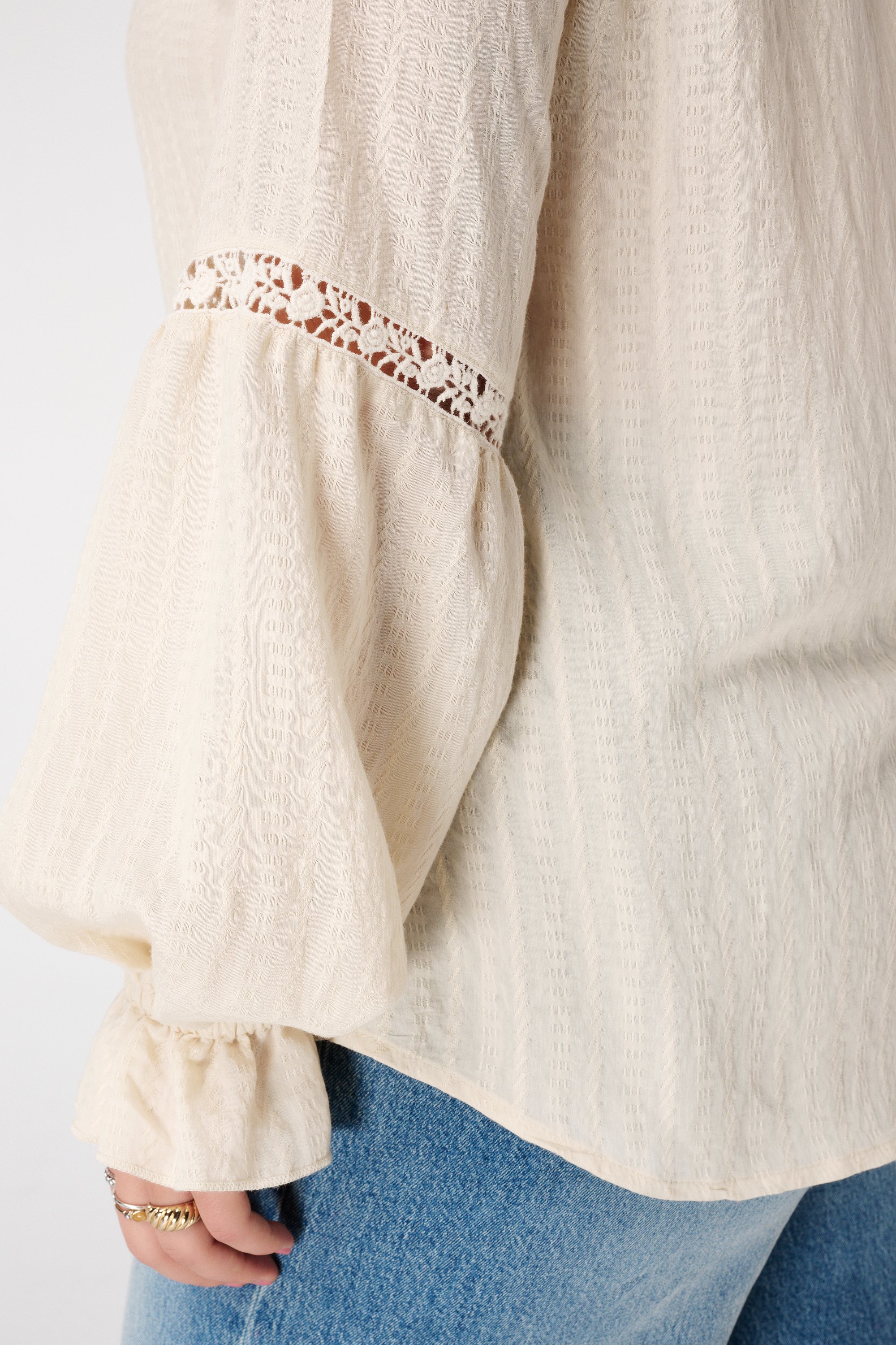 Blouse met broderie Kit