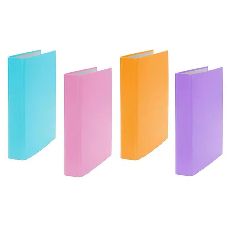 Livepac Office Ringbuch DIN A5, 2-Ring, 4 Stück je 1x in türkis, orange, pink und lila