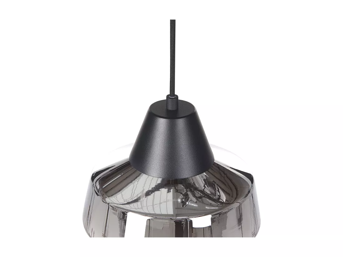 Lampe suspension TALPARO Verre Argenté